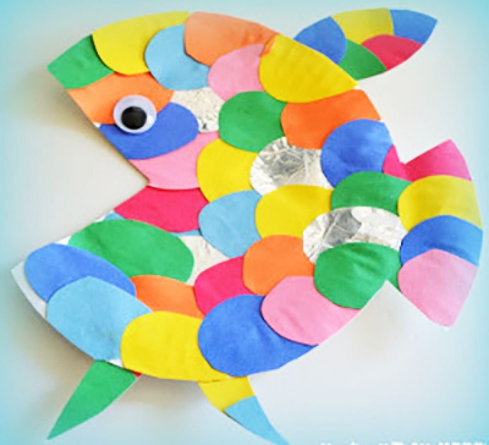 Ապլիկացիա - արջուկ, ձկնիկ, ծաղիկ